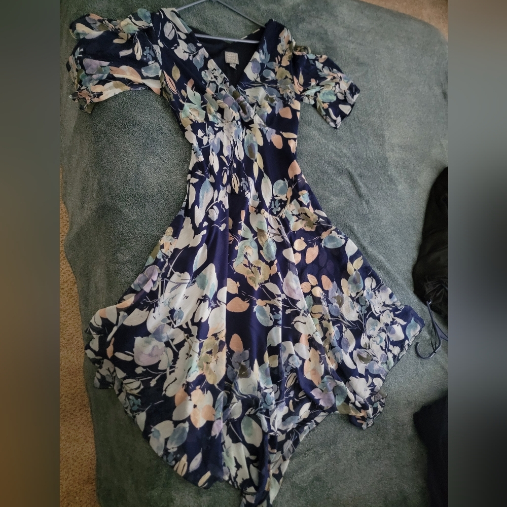 Floral Navy Dress